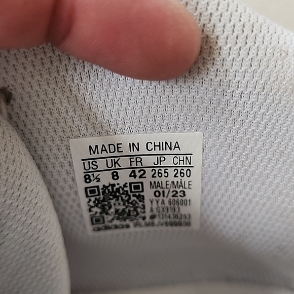 Adidas white size 8.5 football cleats - Picture 3 of 4